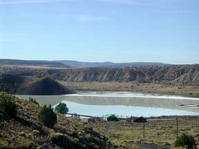 picture represents a Zuni Salt Lake.