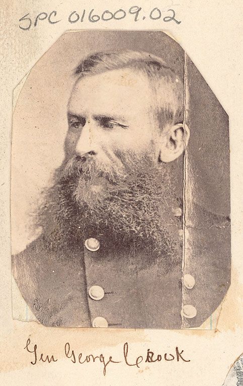 Picture shows picture of Portrait of U.S. General George Crook.