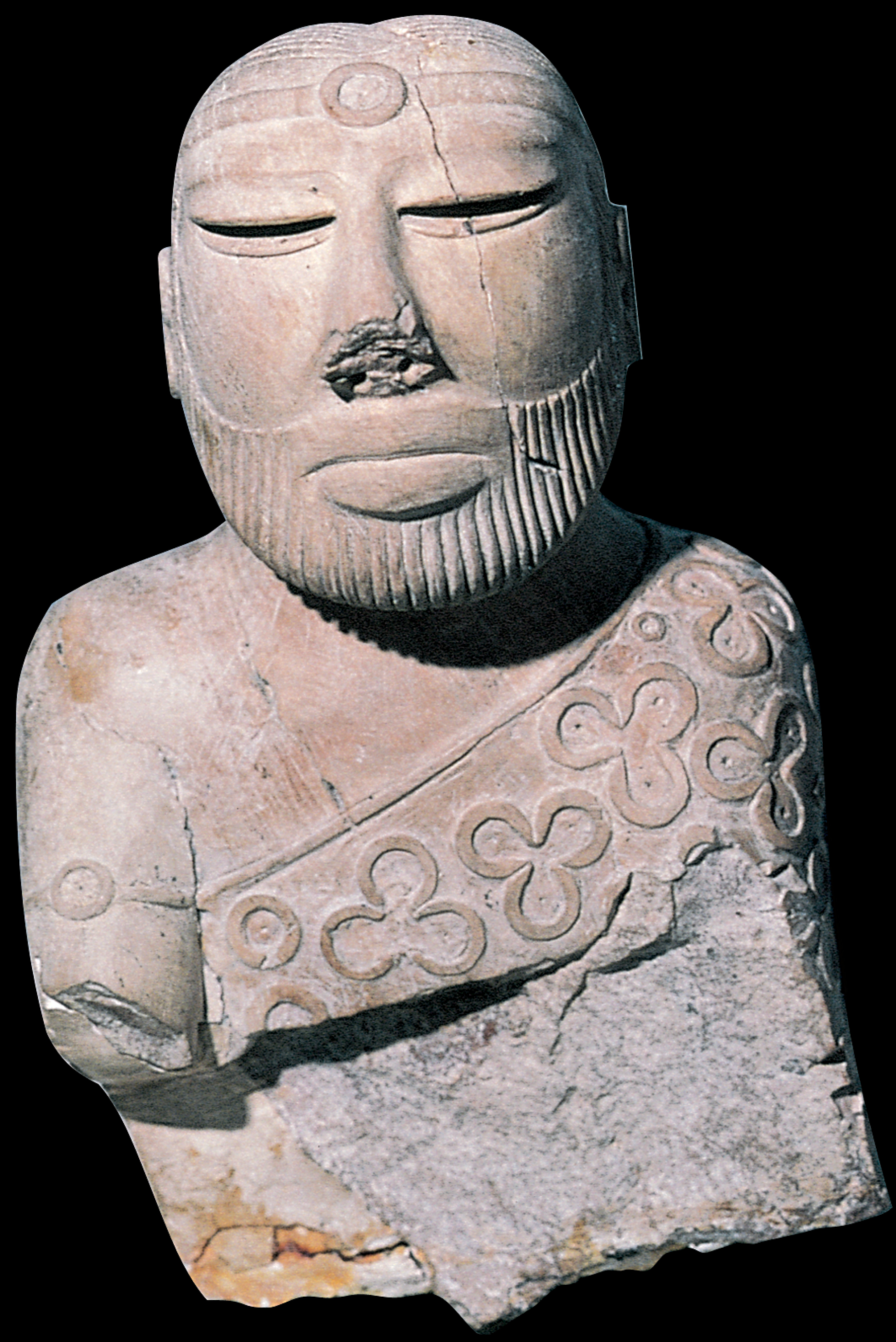 Robed male figure